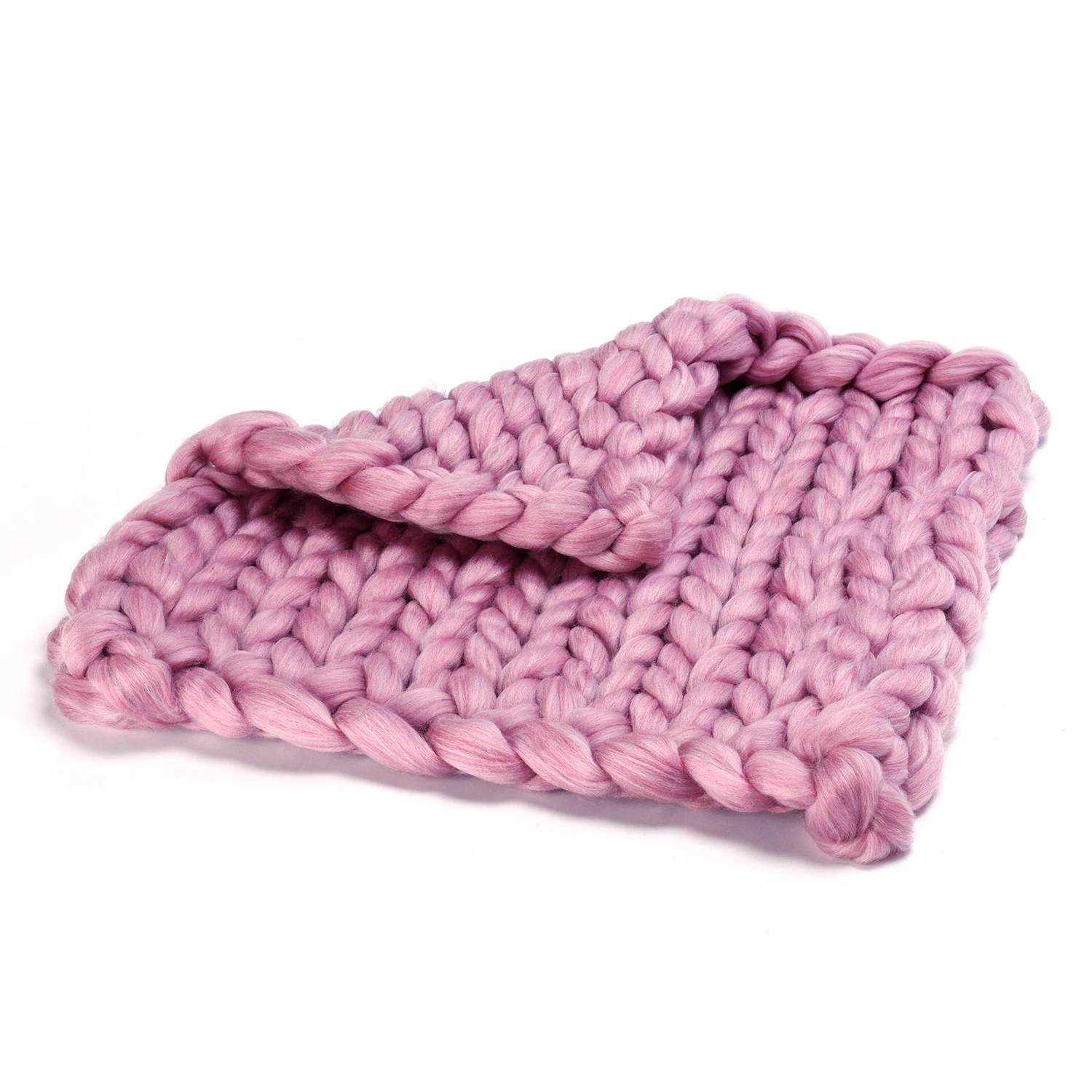 Warm Chunky Hand Knitted Blanket Thick Yarn Throw Arm Knit Sofa Bed Birthday Gift Home Decor D20 | Дом и сад