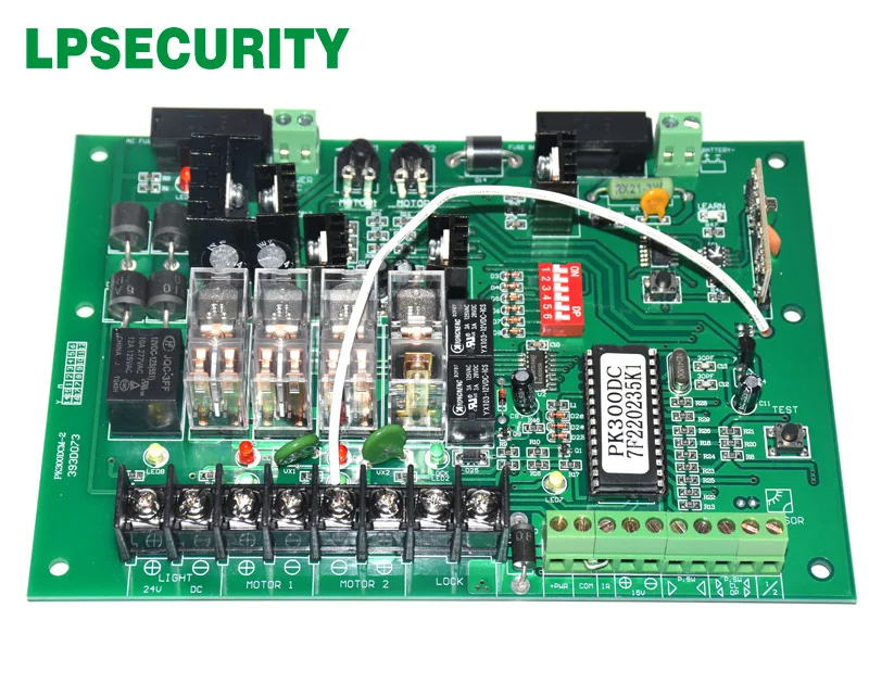 LPSECURITY распашные ворота открывалка/электрические ворота двигатели линейный привод с фотоэлементами(лампа, клавиатура, gsm модуль, кнопка опционально