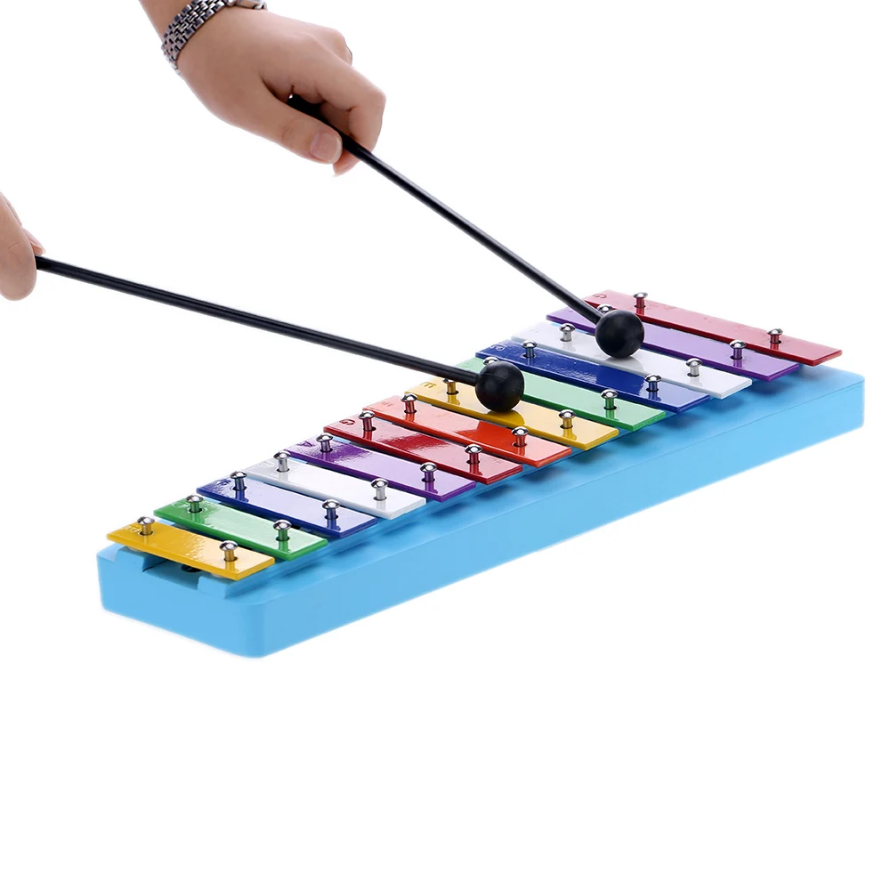 Детская красочная нотка Glockenspiel для ксилофона 13 бар развивающий перкуссионный