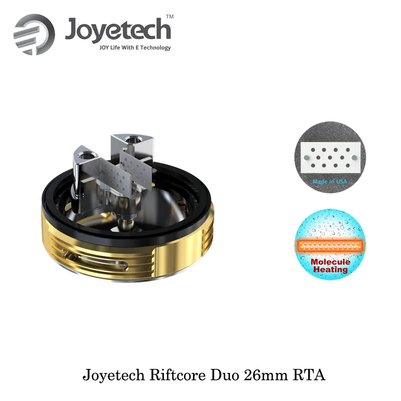 Электронная сигарета Оригинал Joyetech Riftcore Duo 26 мм RTA бак распылитель 3 5 мл емкость RFC