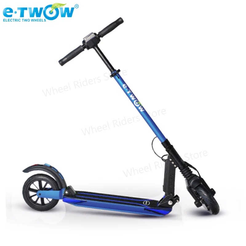Новинка! электрический скутер 500 Вт etwow trottinette e twow s2 booster S2 с цветным дисплеем, складной мини Смарт для взрослых - Цвет: Blue