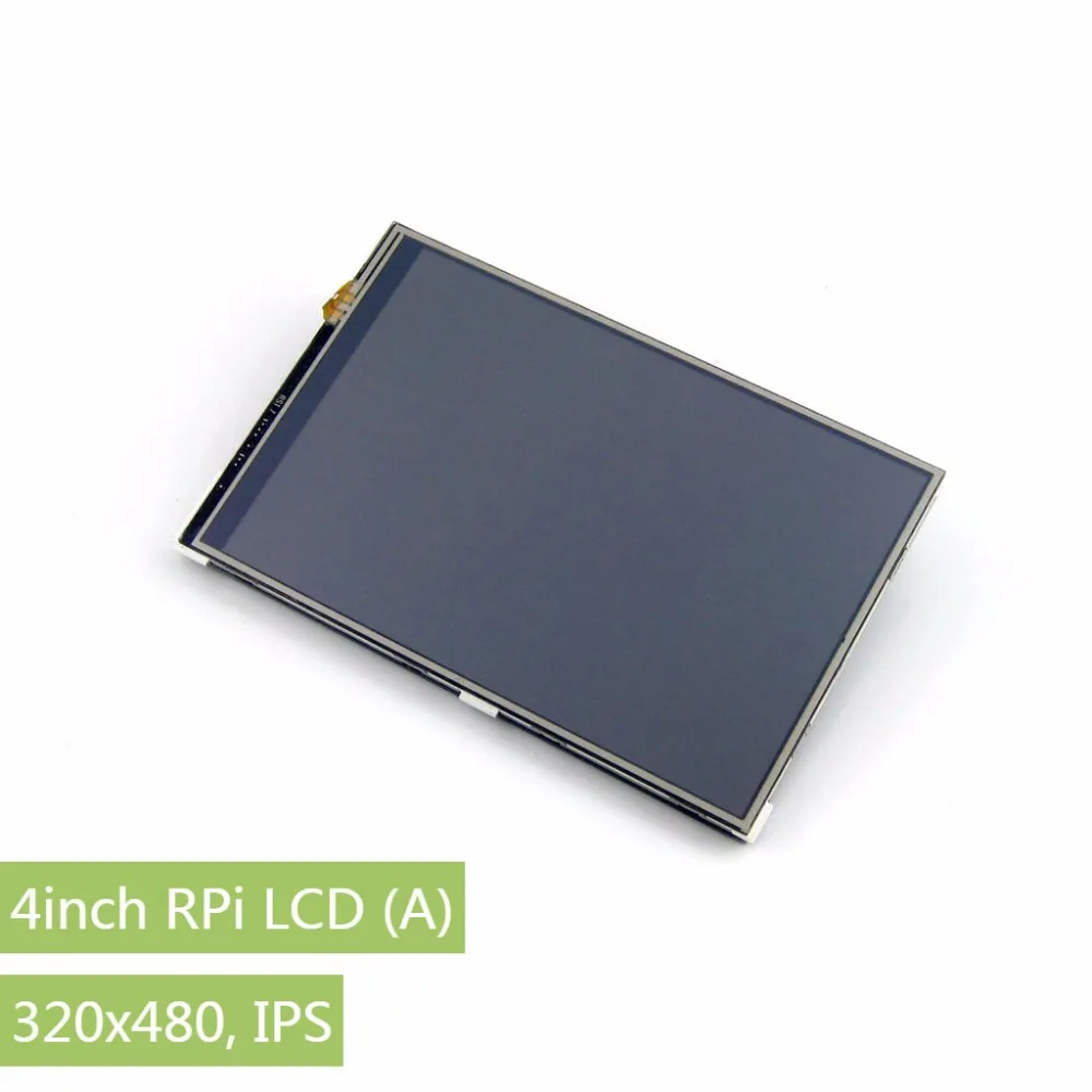 Waveshare 5 шт./лот Raspberry Pi LCD 4 дюймовый RPi (A) TFT резистивный сенсорный экран SPI интерфейс