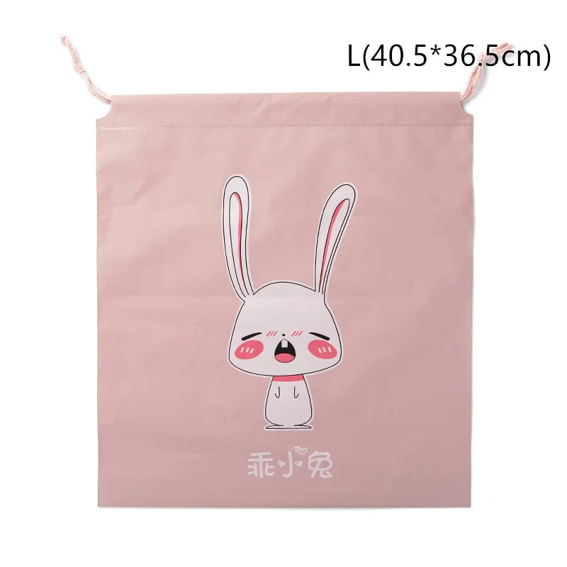 L pink Модные Портативные Сумки на шнурке, обувь для девочек, сумки для женщин, водонепроницаемый дорожный мешок для хранения одежды, сумка высокого качества, косметичка - Цвет: L pink