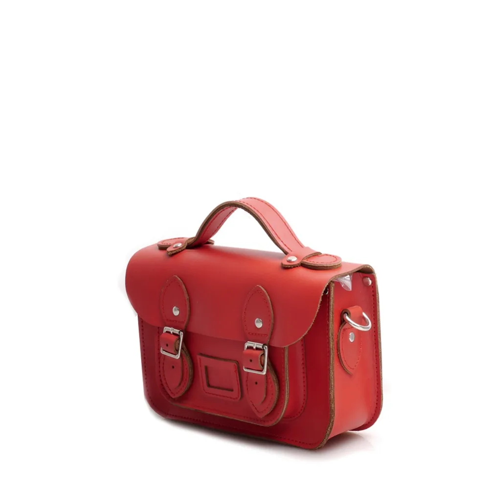 8 5 &quotмини сумка из натуральной кожи в британском стиле Женская коричневая