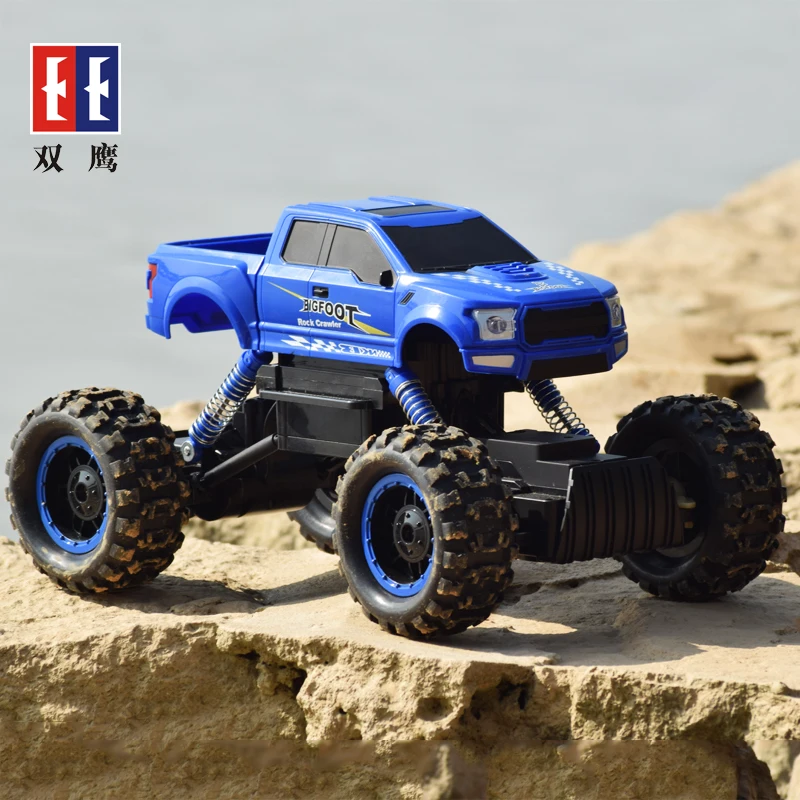 Электрический RC автомобиль 4 колеса бездорожью гусеничные рок с двумя