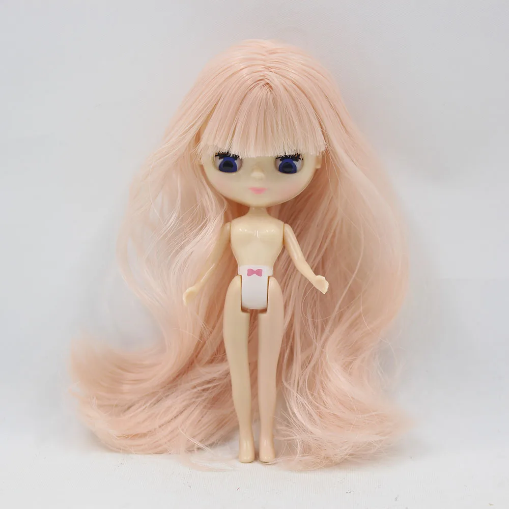130BL1059 Мини blyth кукла Обнаженная фабрика кукла подходит для diy Изменить макияж волосы очень долго может изменить их волосы, такие как в точках - Цвет: 130BL1059