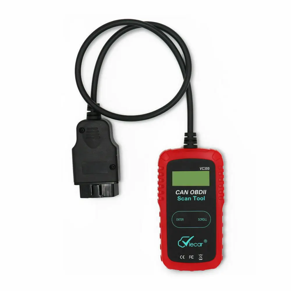 VC300 сканер автомобилей читатель кода OBD2 OBDII двигатели для диагностики ЖК дисплей