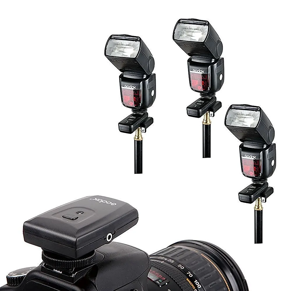 Godox CT 16 каналов беспроводной триггер включает 1 x передатчик и 3 приемник для Canon Nikon