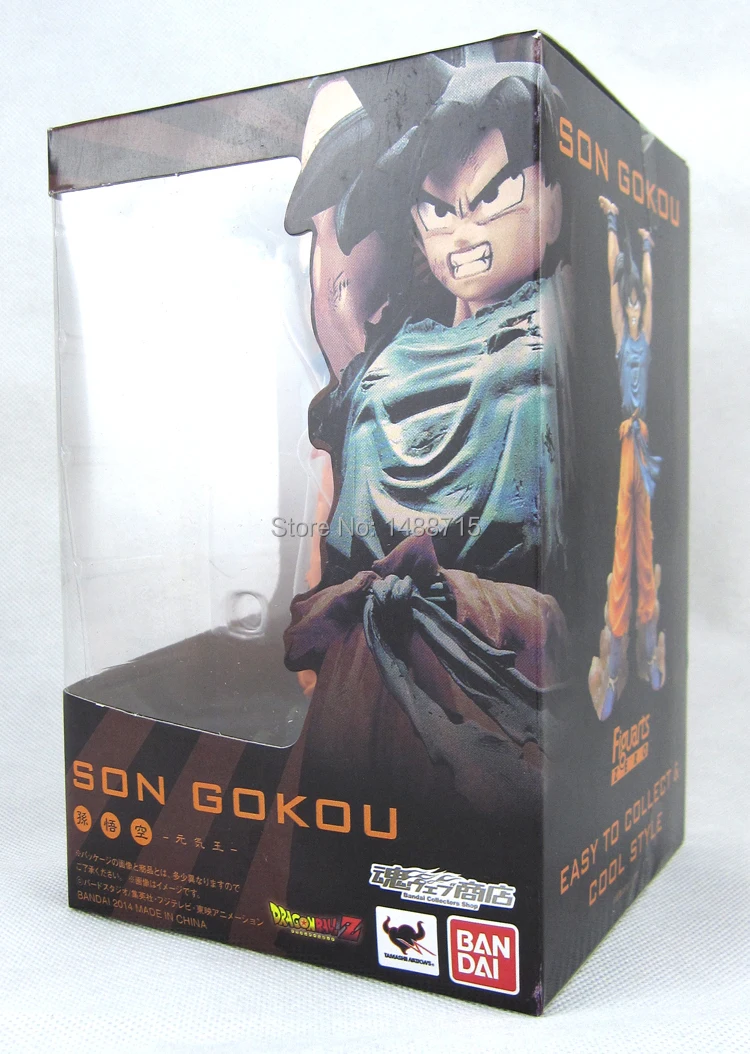 Новое поступление Dragon Ball Son Goku Spirit Bomb Ver. Боевое имя 15 см ПВХ фигурка оригинальная