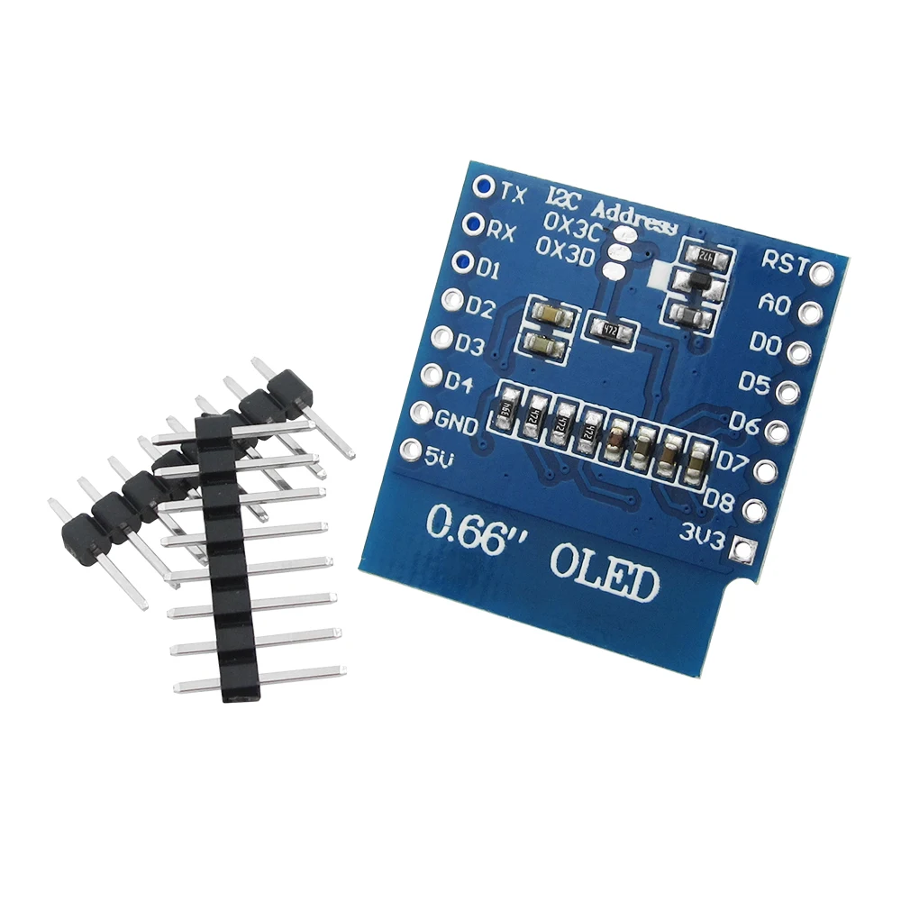HAILANGNIAO 1 шт. 0 66 дюйма 64X48 IIC I2C OLED Светодиодный ЖК дисплей экран совместимый|Детали и