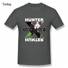 Hunter X Hunter футболка Гон футболка на каждый день Топ Музыкальная шкатулка простой дизайн хороший, с короткими рукавами, с круглым вырезом, футболки для девочек красивые летние дышащие