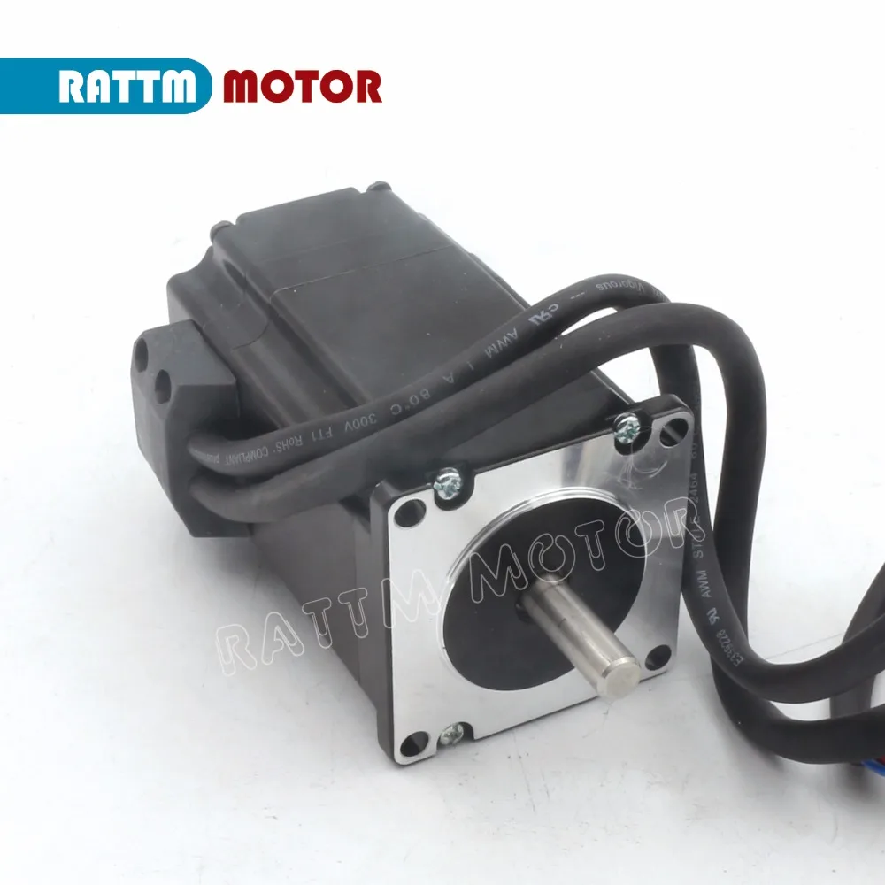 Комплект шагового серводвигателя с замкнутым контуром Nema23 2N.m 288oz in 2ph HSS57