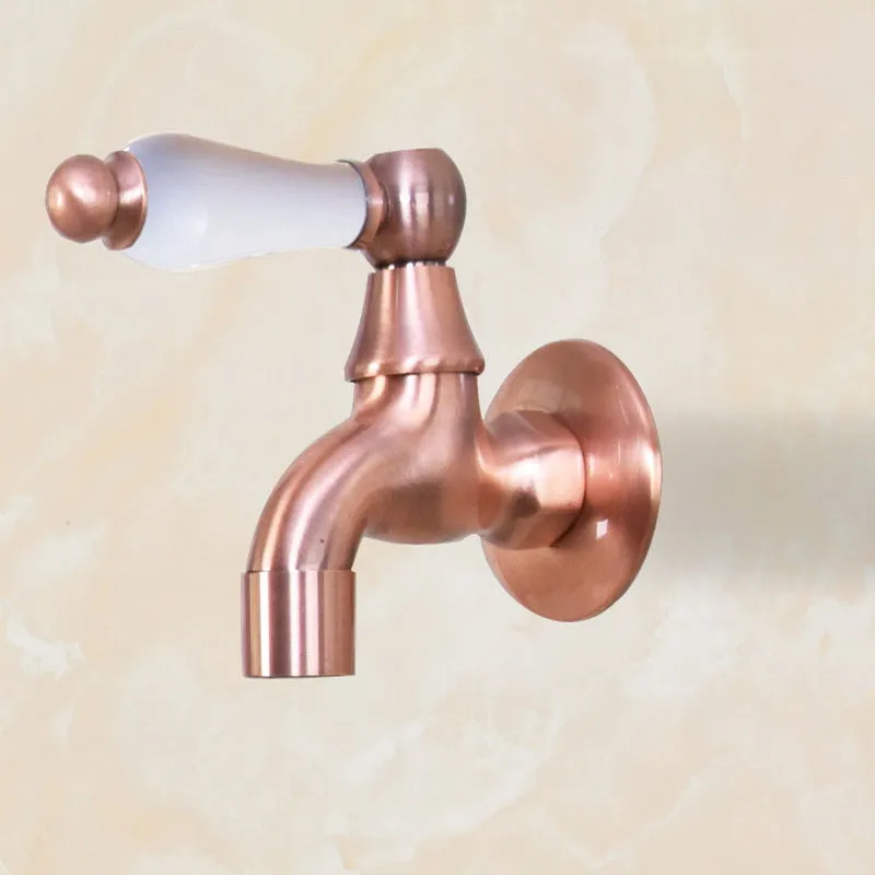 Красная медь керамическая ручка стиральная машина кран/сад водопроводный кран/и