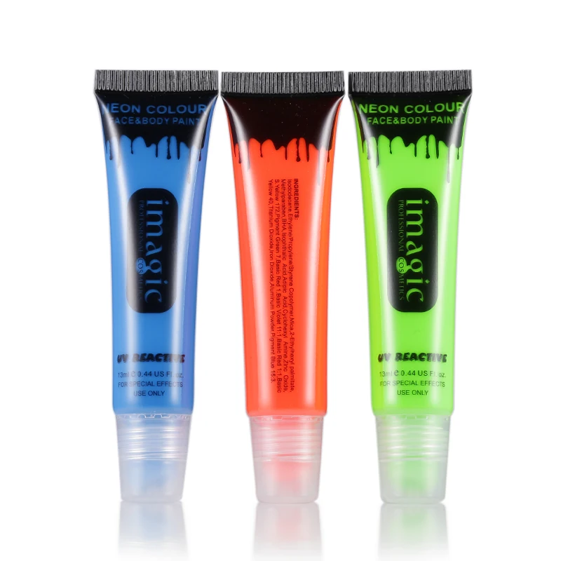 IMAGIC 1 шт. неоновый цвет краска для лица и тела масляная косметический набор