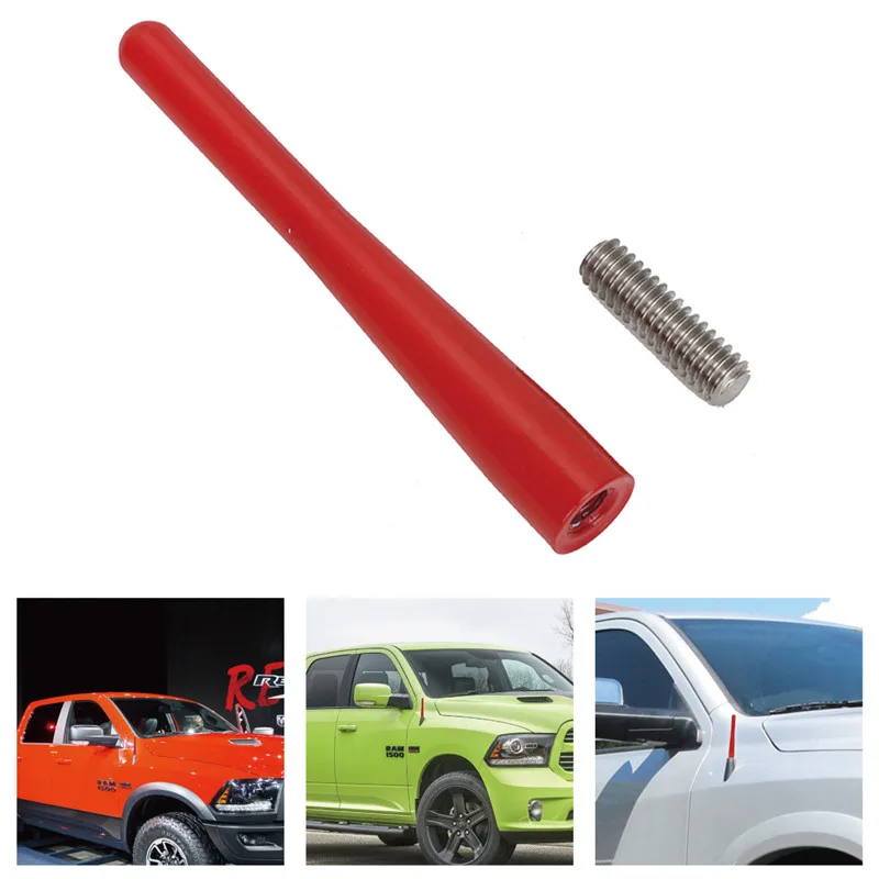 KOLEROADER Автомобильная радио антенна FM антенна мачта для Dodge ram 1500 грузовики 2009- " 6 мм антенна усилитель антенны/