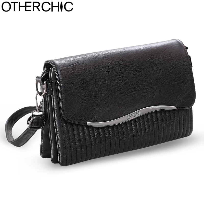 OTHERCHIC женский черный Кроссбоди мешок узор клатч Для женщин Курьерские сумки