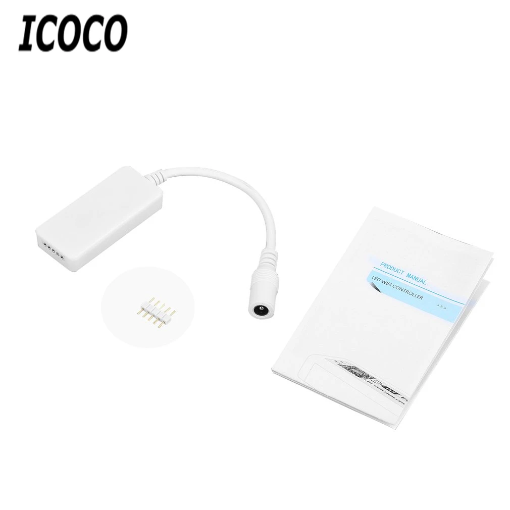 ICOCO универсальный LED RGB контроллер Bluetooth 4 0 DC12-24V RGBW драйвер диммер 192 Вт для iOS Android APP