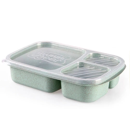 A3 Bento Ланч-бокс для взрослых и детей, 4 отделения, контейнеры для хранения еды для путешествий - Цвет: A3
