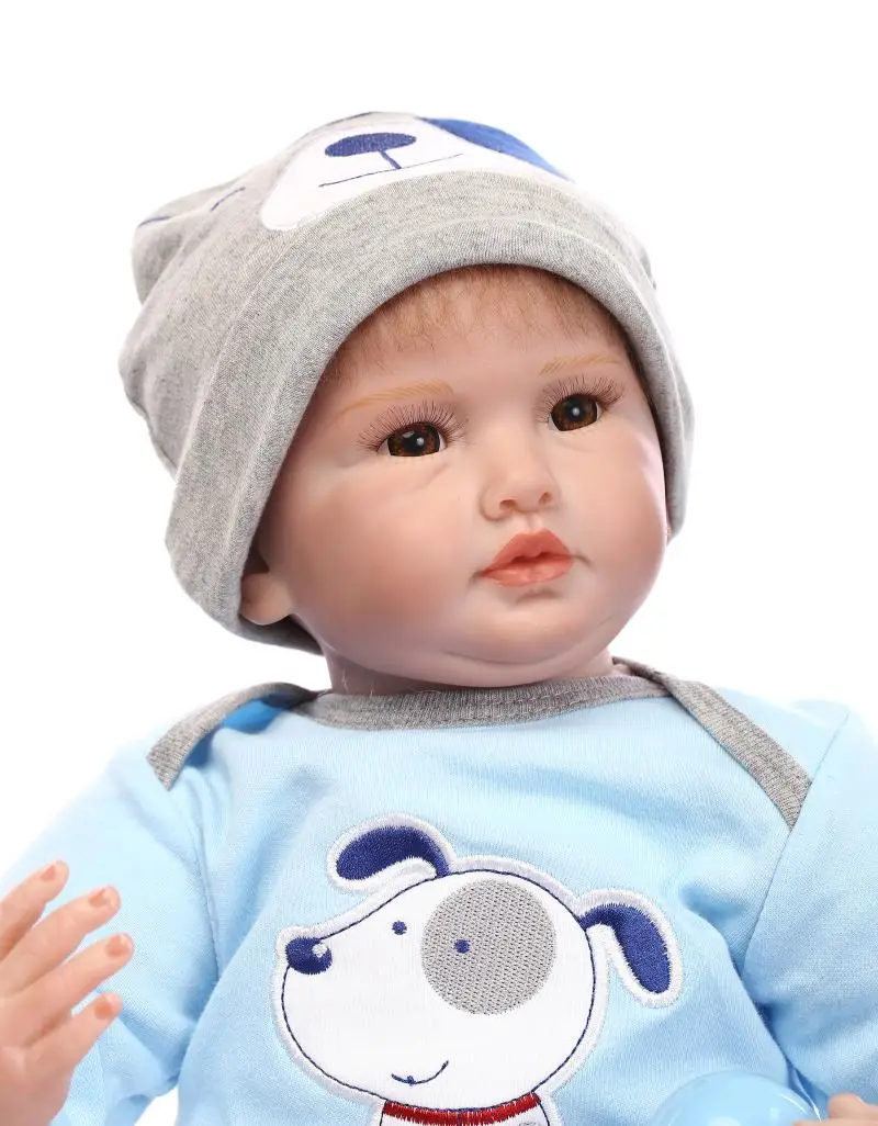 Кукла NPK для мальчиков 22 дюйма силиконовая кукла reborn малышка девочка принцесса