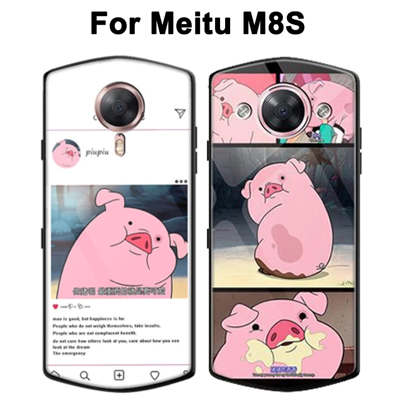 Для Meitu M8S случае стильная футболка с изображением персонажей видеоигр