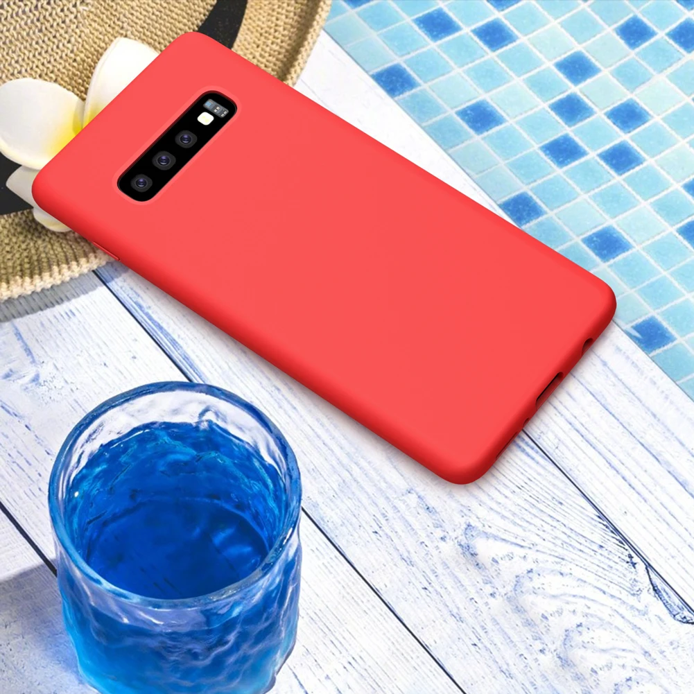 Чехол для Samsung Galaxy S10 Plus Nillkin Flex чистый тонкий защитный чехол из жидкого силикона