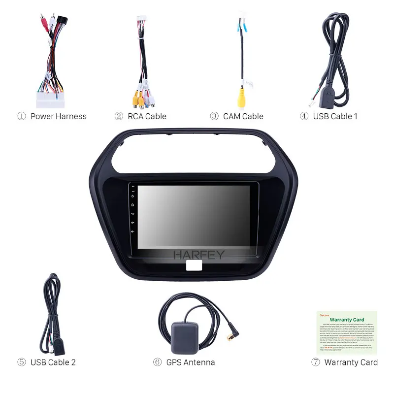 Harfey для Mahindra TUV300 2015 Android 8 1 9 дюймов головное устройство радио с Bluetooth и GPS AUX wifi