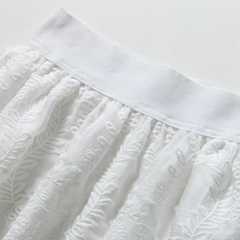 Лето 2017 г. новый сладкий Кружево мини империя свободные Повседневное женщина