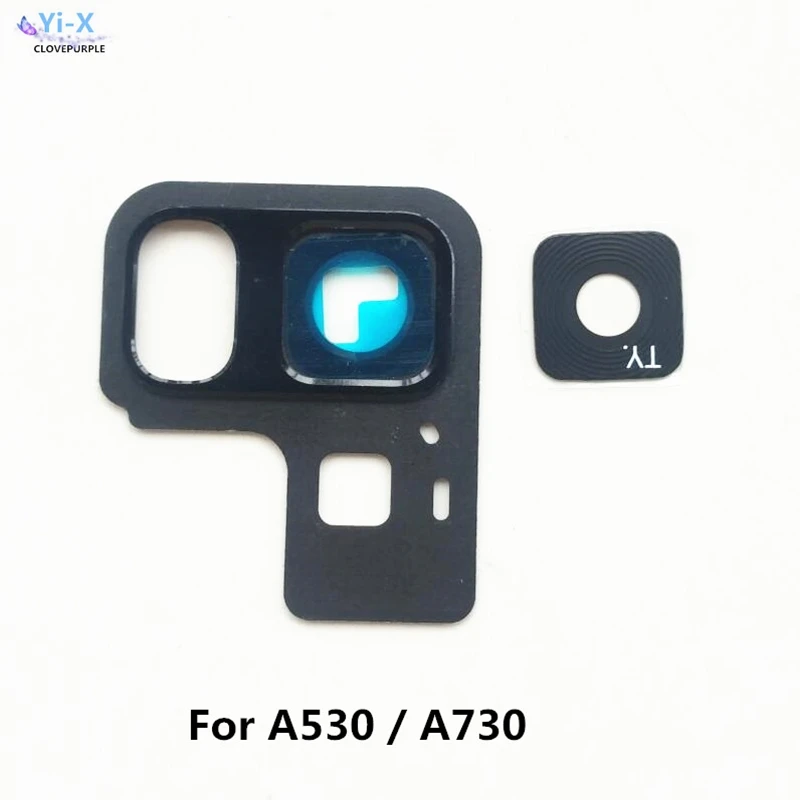 

Стеклянная задняя камера с рамкой для Samsung Galaxy A8 2018 A530 A530F A8 plus + A730 A730F
