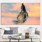 HD Печать индийское искусство религиозная фигурка Будды Shiva Lord живопись на холсте психоделический постер Современная Настенная картина для гостиной