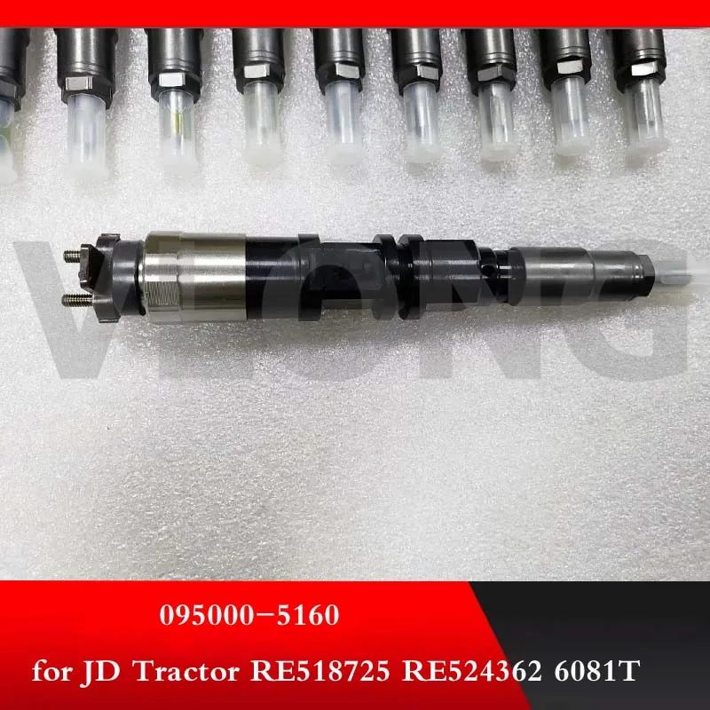 Подлинный и абсолютно новый инжектор топлива COMMON RAIL 095000-5160 095000-5161 RE518725 RE524362 для