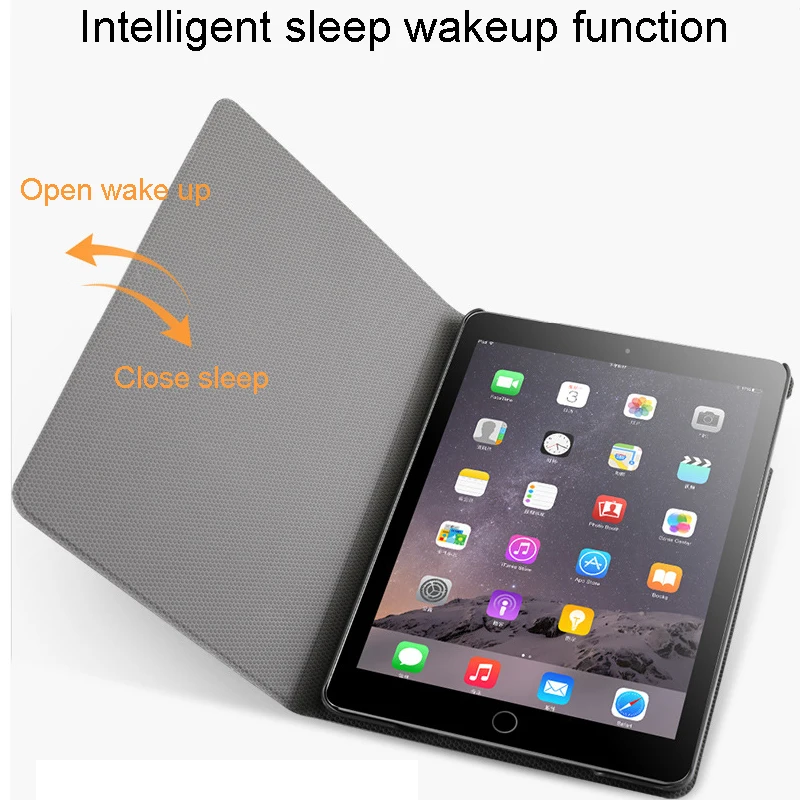 Ультратонкий чехол книжка из искусственной кожи с рисунком оленя для Apple ipad air 2/ipad