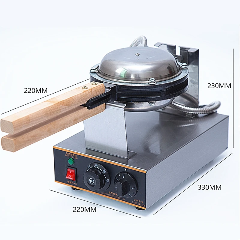 Электрическая антипригарная вафельница с таймером и контролем температуры 110