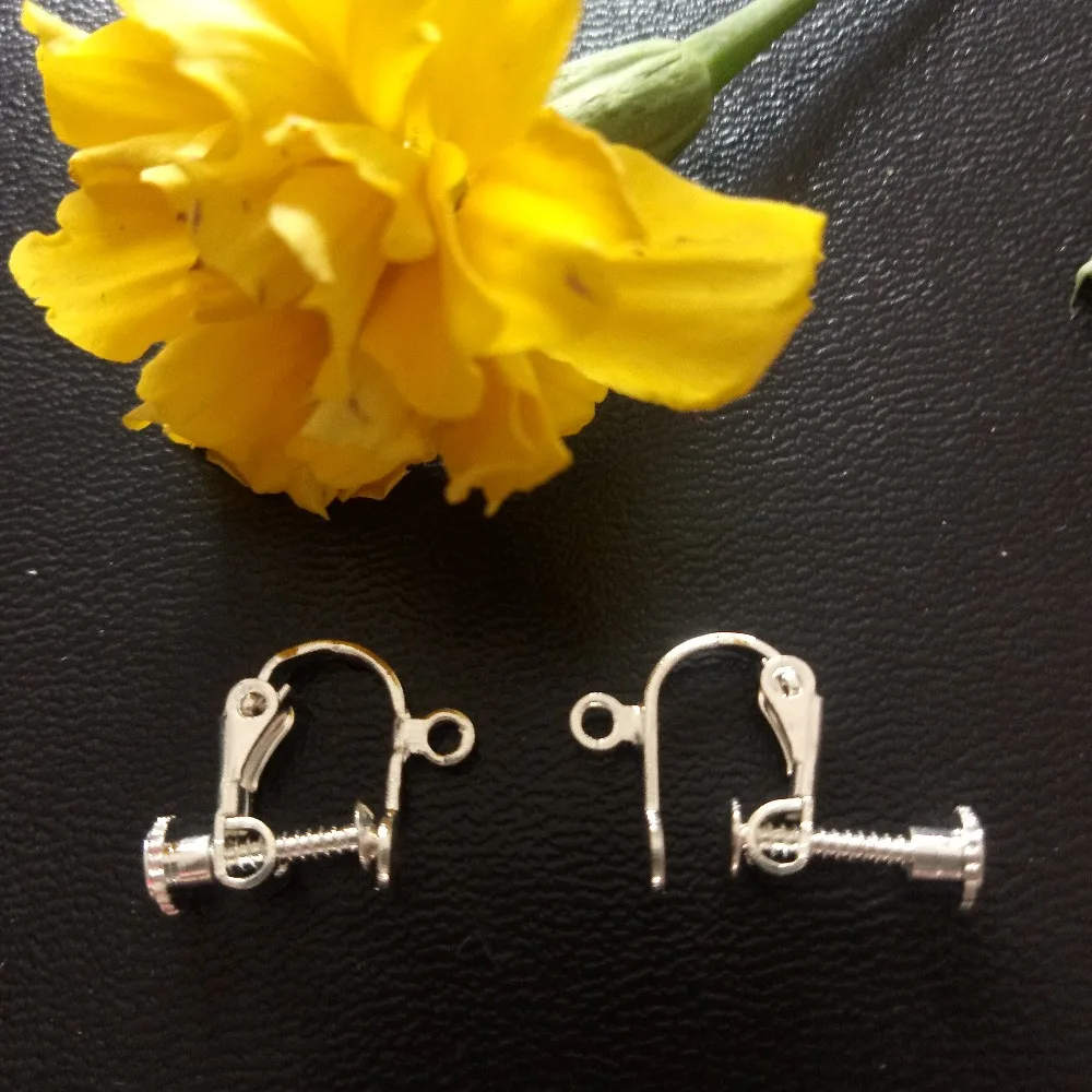 10 шт./лот регулируемые серьги-клипсы без пирсинга предотвращают аллергию с