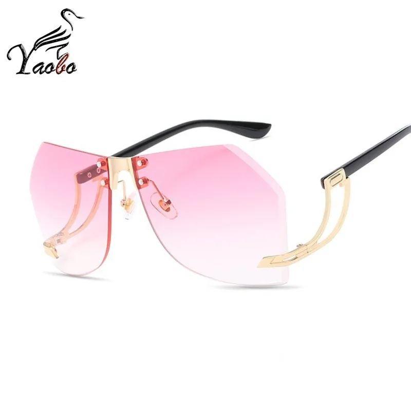 Трендовые новые цветные женские солнцезащитные очки уникальные негабаритные UV400