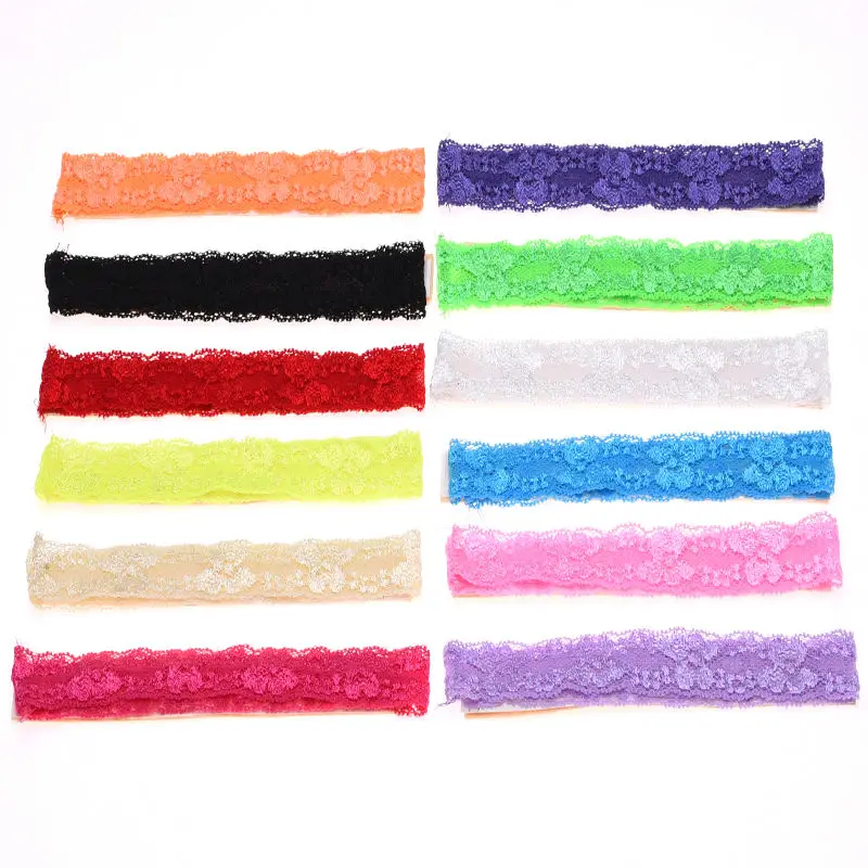12 шт. модные аксессуары для волос повязки лента винтажные на голову эластичная