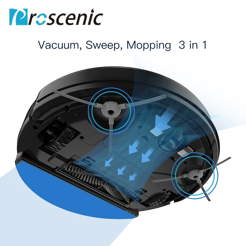 Proscenic 811GB робот-пылесос умный пылесос с контролем воды низкий уровень шума