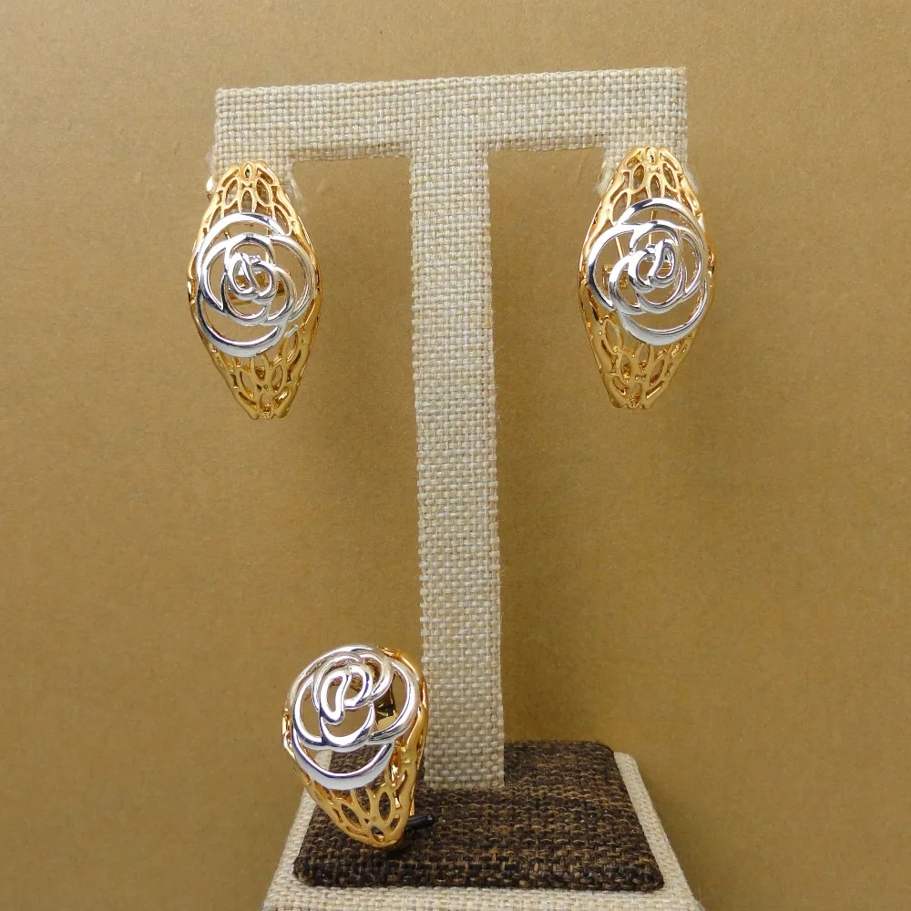 Yuminglai 2019 Luxury dubai Jewelry Sets for Women Nigerian Wedding African Jewellery set plated FHK5354 | Украшения и аксессуары