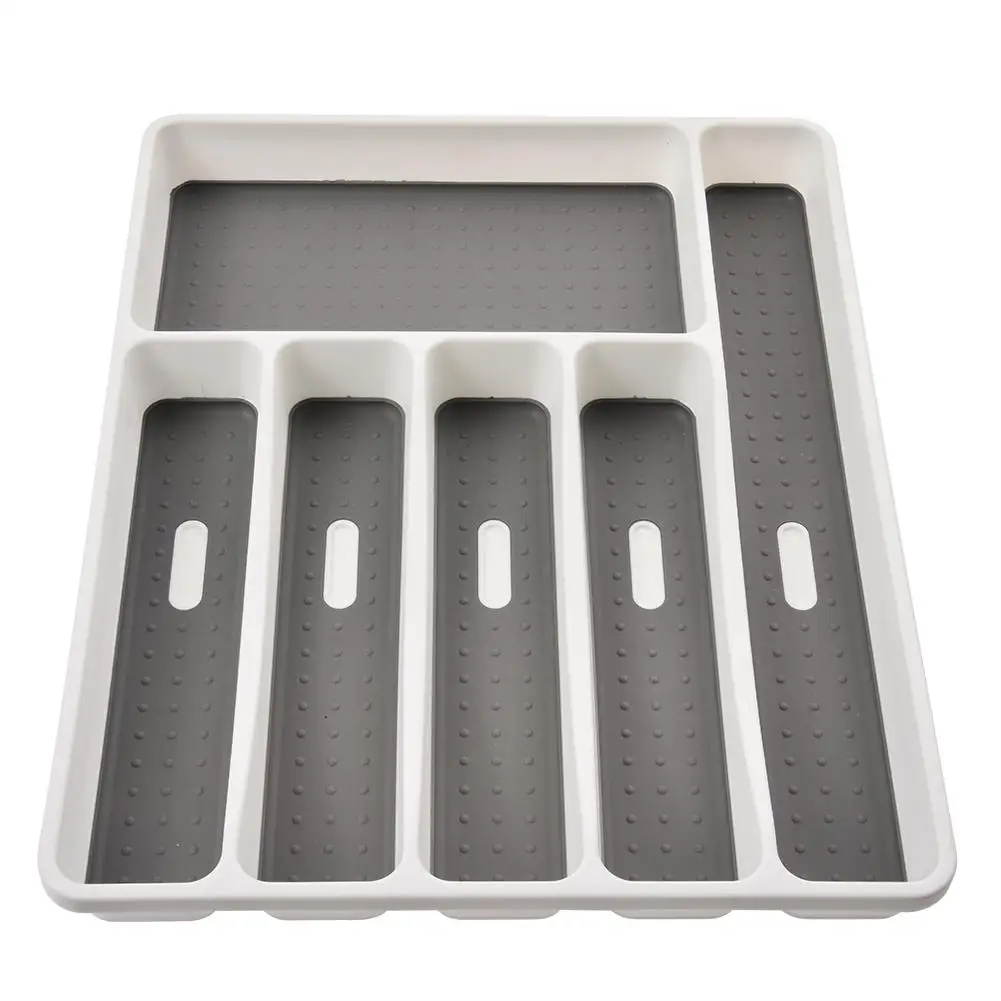 Ящик с 6 отделениями поднос для столовых приборов пластиковый ящик хранения