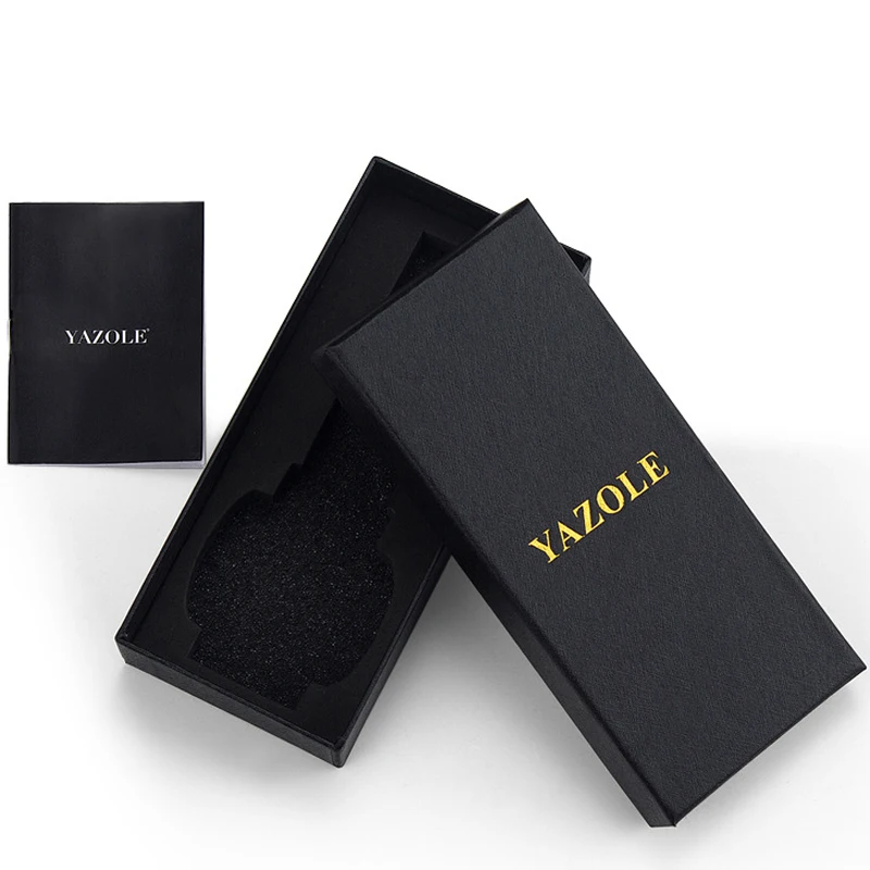 

Yazole Mens Watches Top Brand Luxury Veins Dial Leather Waterproof Quartz Clock Business Date men's watch 2019 erkek kol saati