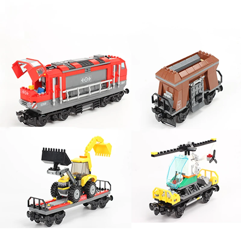 02009 02039 02010 город грузовой пассажирские Инженерная техника RC скорость электродвигателей железнодорожного вокзала 3677 60051 строительные блоки, кирпичные игрушки