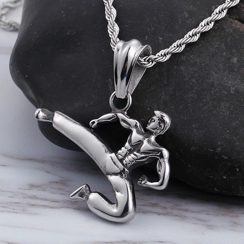 Новинка титановая сталь боевое искусство мастер персонаж кунг фу спортивная