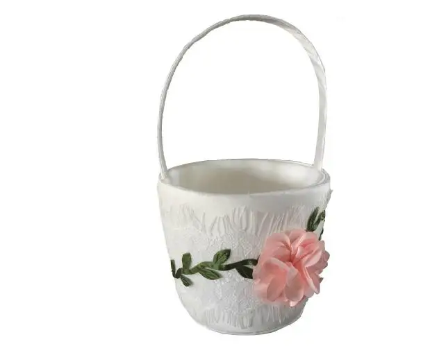 23 см Цветочная корзина с кружевным цветком|basket|basket flowers |