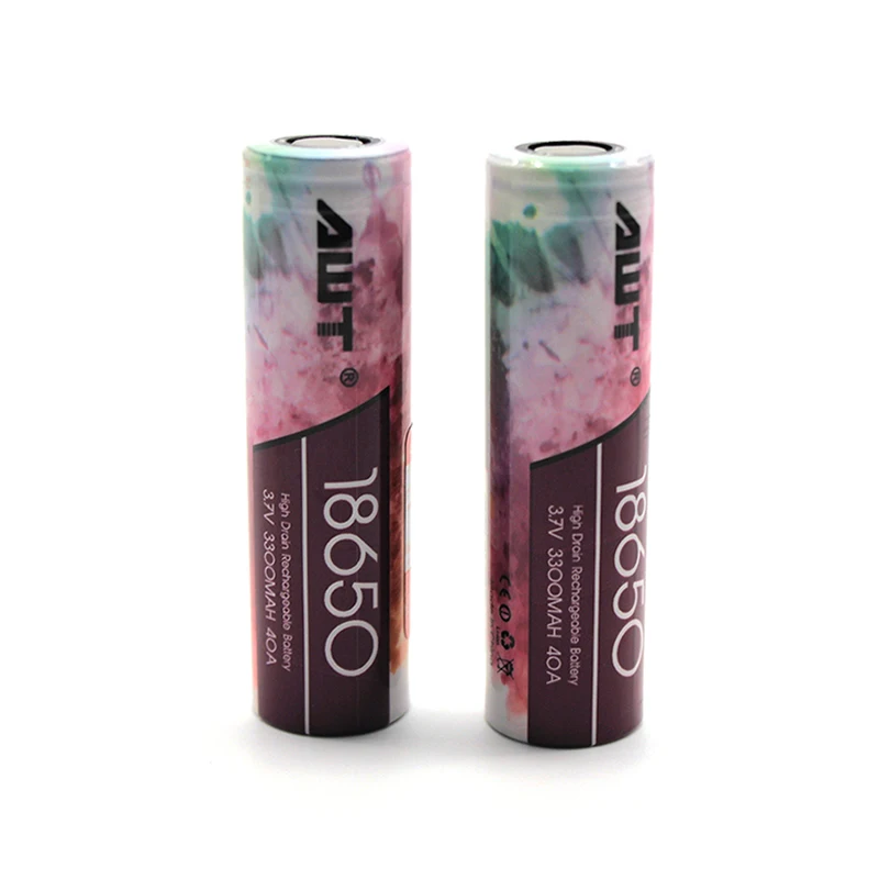 Аккумулятор AWT 18650 3300 мАч 40A литий ионный аккумулятор для Vaporesso Luxe Swag Eleaf iStick Pico Joyetech