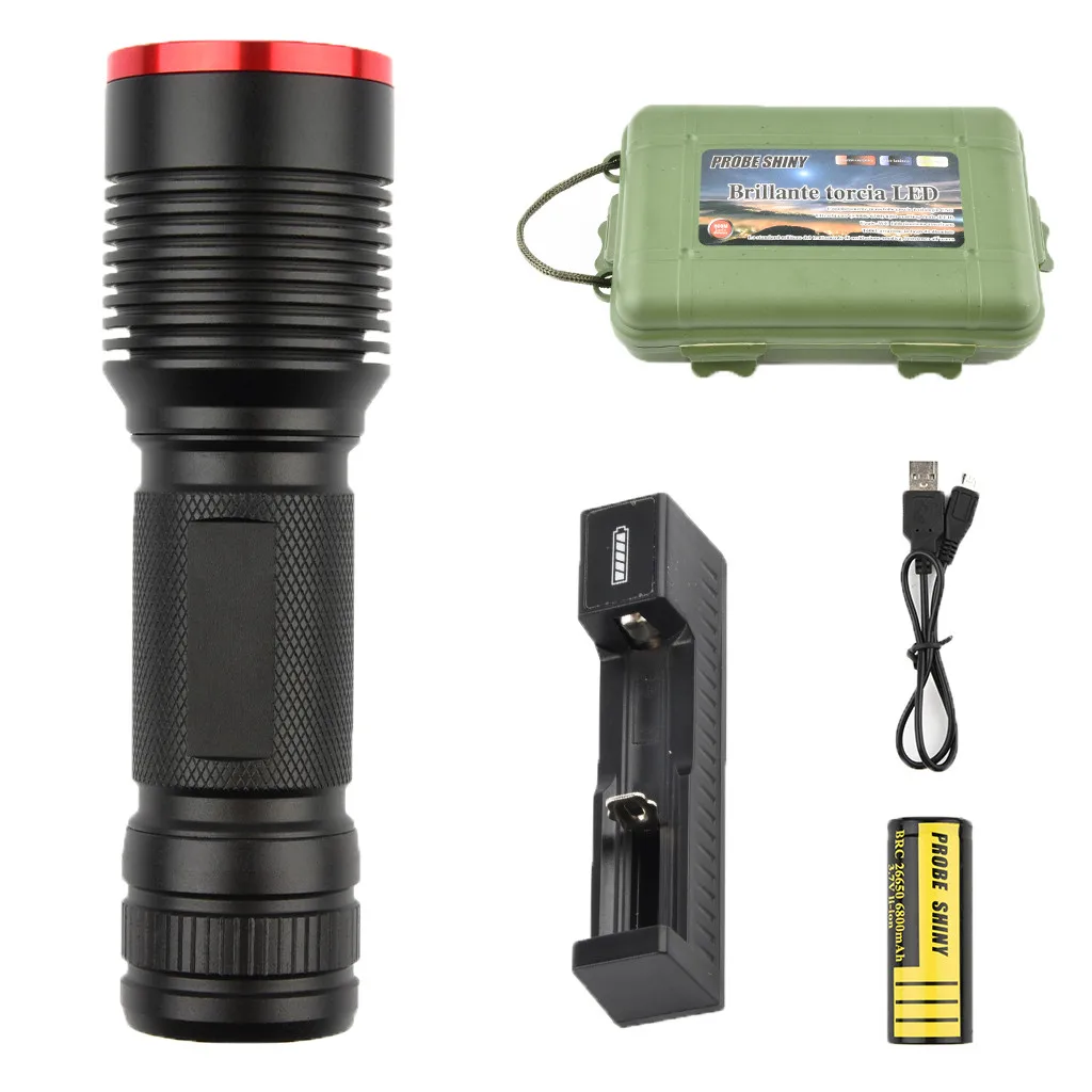 Светодиодный ксеноновый светильник P50 перезаряжаемый светодиодный фонарь для