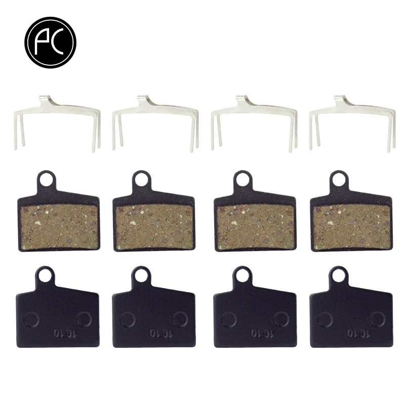 PCycling 4 Pairs Cycling MTB Bicycle Disc Brake Pads For Hayes Stroker Ryde, Dyno Sport Black Resin Mountain Bike Parts