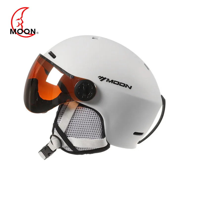 Moon Goggles лыжный шлем интегрально-Формованный PC+ EPS CE сертификат лыжный шлем Спорт на открытом воздухе Лыжный Сноуборд шлемы для скейтборда