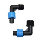 Соединители для системы полива, 12 дюйма, 34 дюйма, наружная резьба, 16 мм, локтевые соединители с замком, садовый водяной соединитель, фитинги для труб, 5 шт.