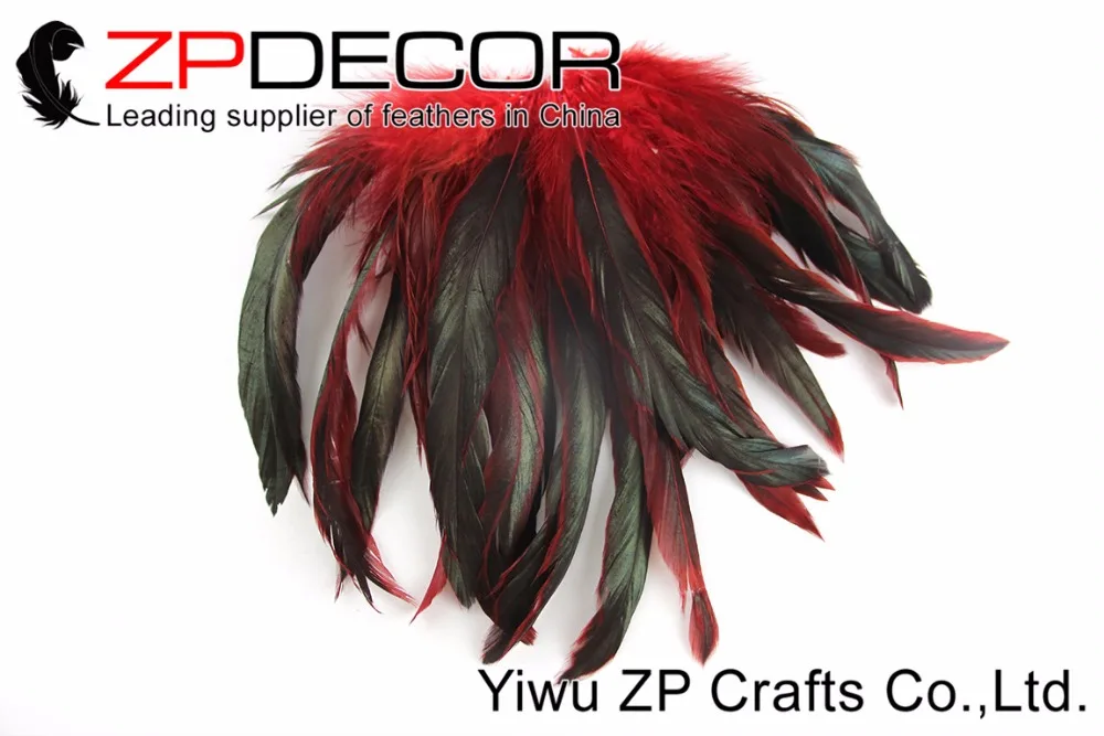 ZPDECOR 200 шт./лот 15 20 см (6 8 дюймов) ручной выбор красная половина бронза Петух Coque