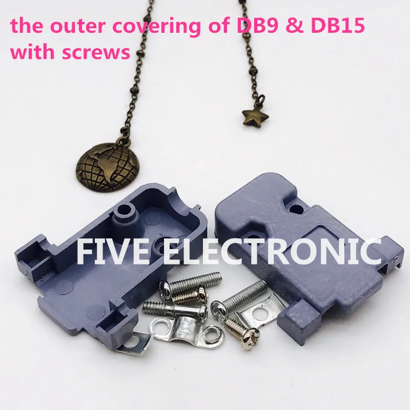 

DB9 MINI Gender Changer,Industrial DB9 Connector(Gold plated terminals), RS232 Connector, DB9 & DB15 outer covering
