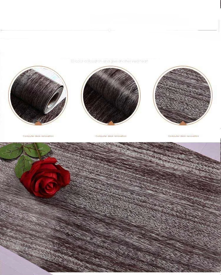 1 м/5 м/10 м Кухня Деревянные настенные наклейки обои фильмы Восстановленное шкаф для одежды дверь шкафа настольная мебель домашний декор